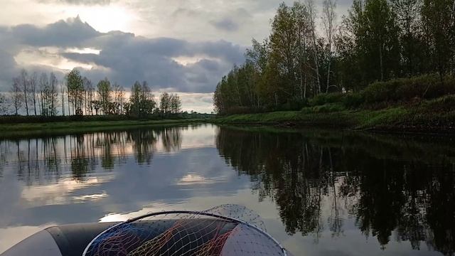 Вечерняя рыбалка. Есть поклевки щук