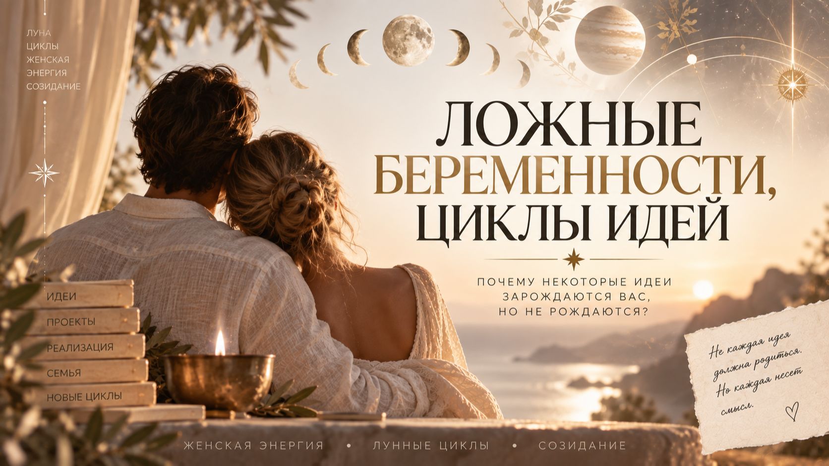 Ложные беременности, циклы идей.