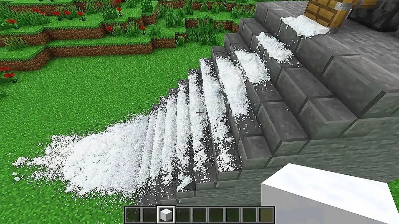 Реалистичный снег в Minecraft — вот что получилось!