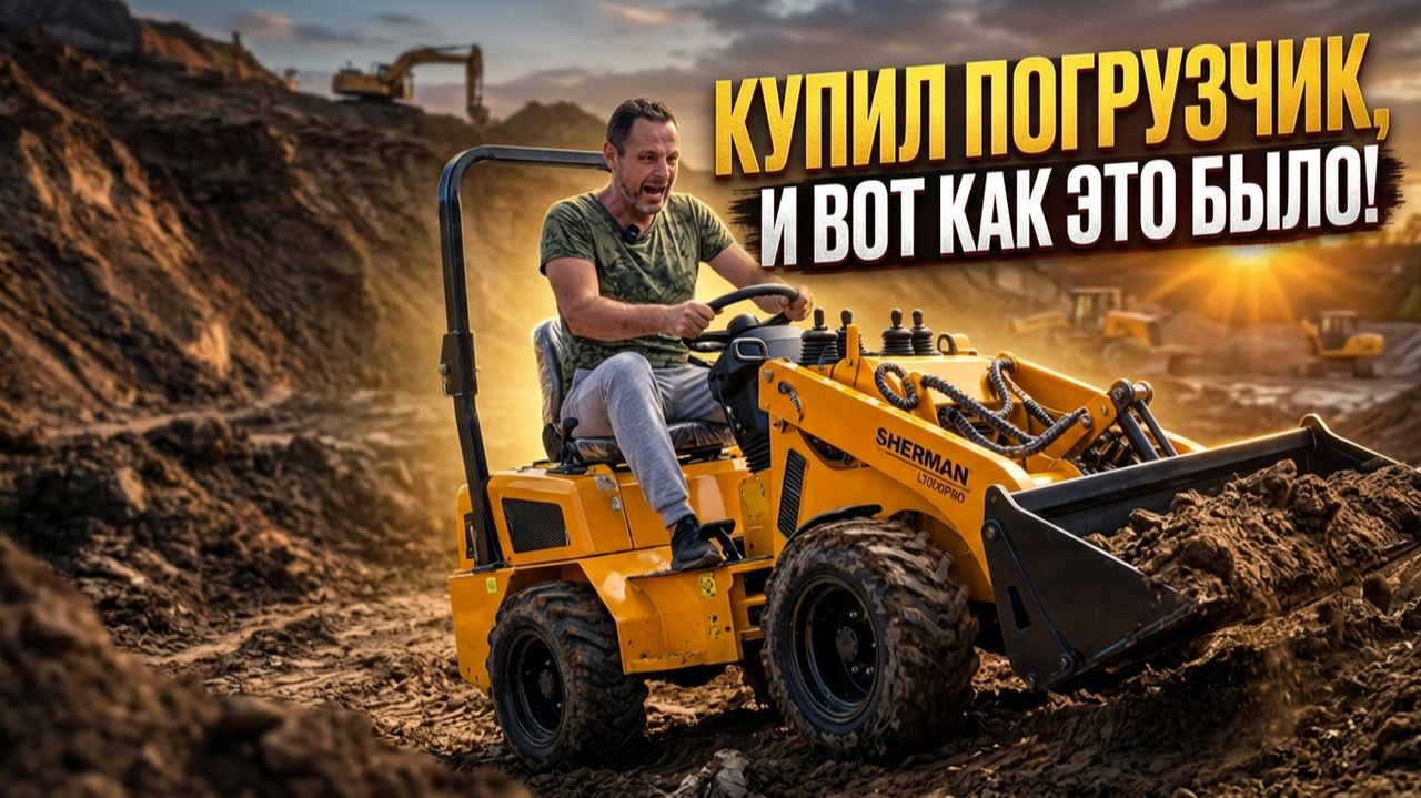 Купил погрузчик и вот как это было