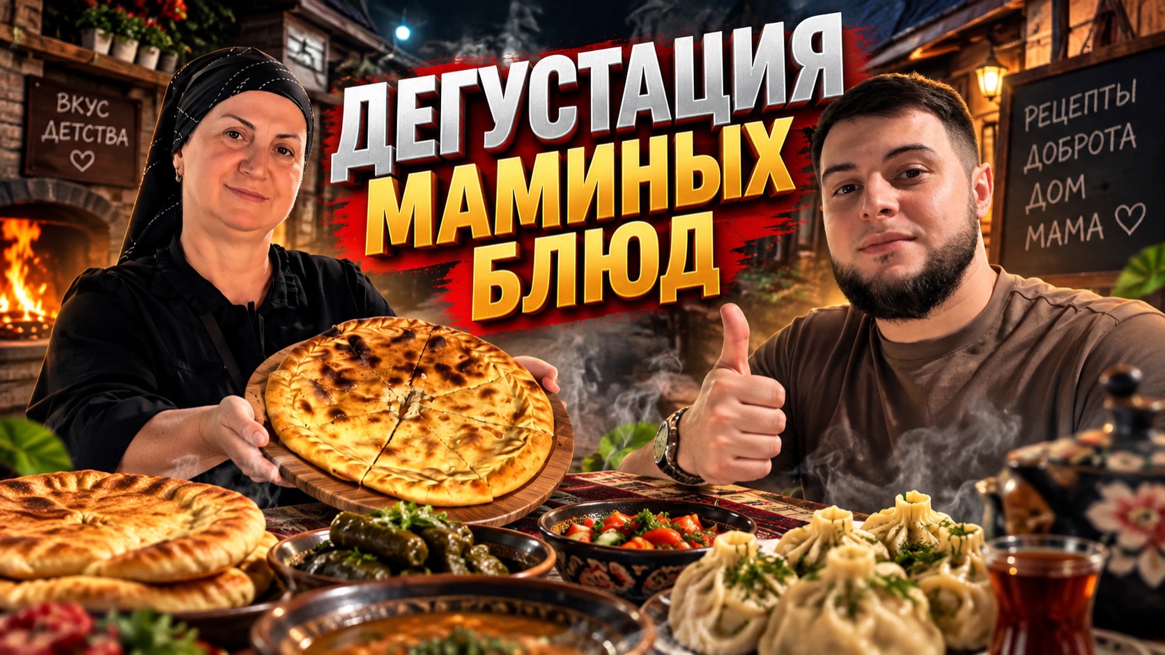 ДЕГУСТАЦИЯ МАМИНЫХ БЛЮД