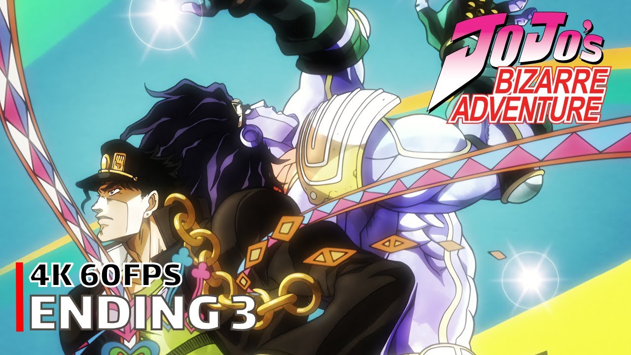 JoJos Bizarre Adventure - Ending 3 4K 60FPS  Creditless  CC
