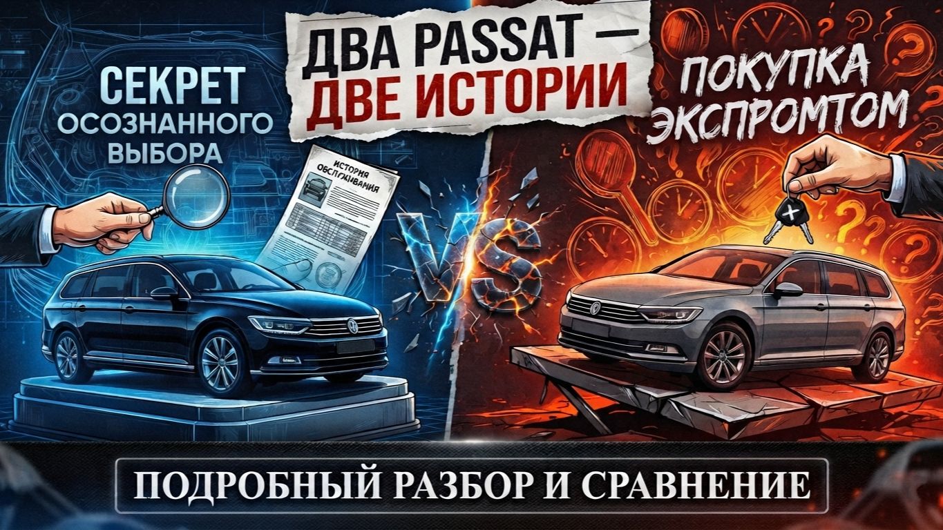Два Passat - две истории: Секрет осозноного выбора и покупка экспромтом.