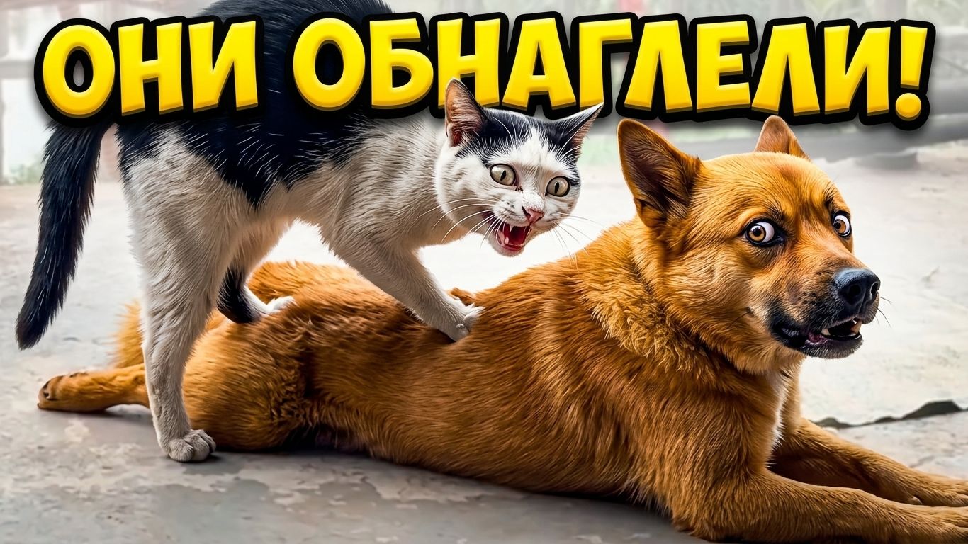 ОНИ ОБНАГЛЕЛИ! 🙀 Смешные Выходки Кошек и Собак 2026