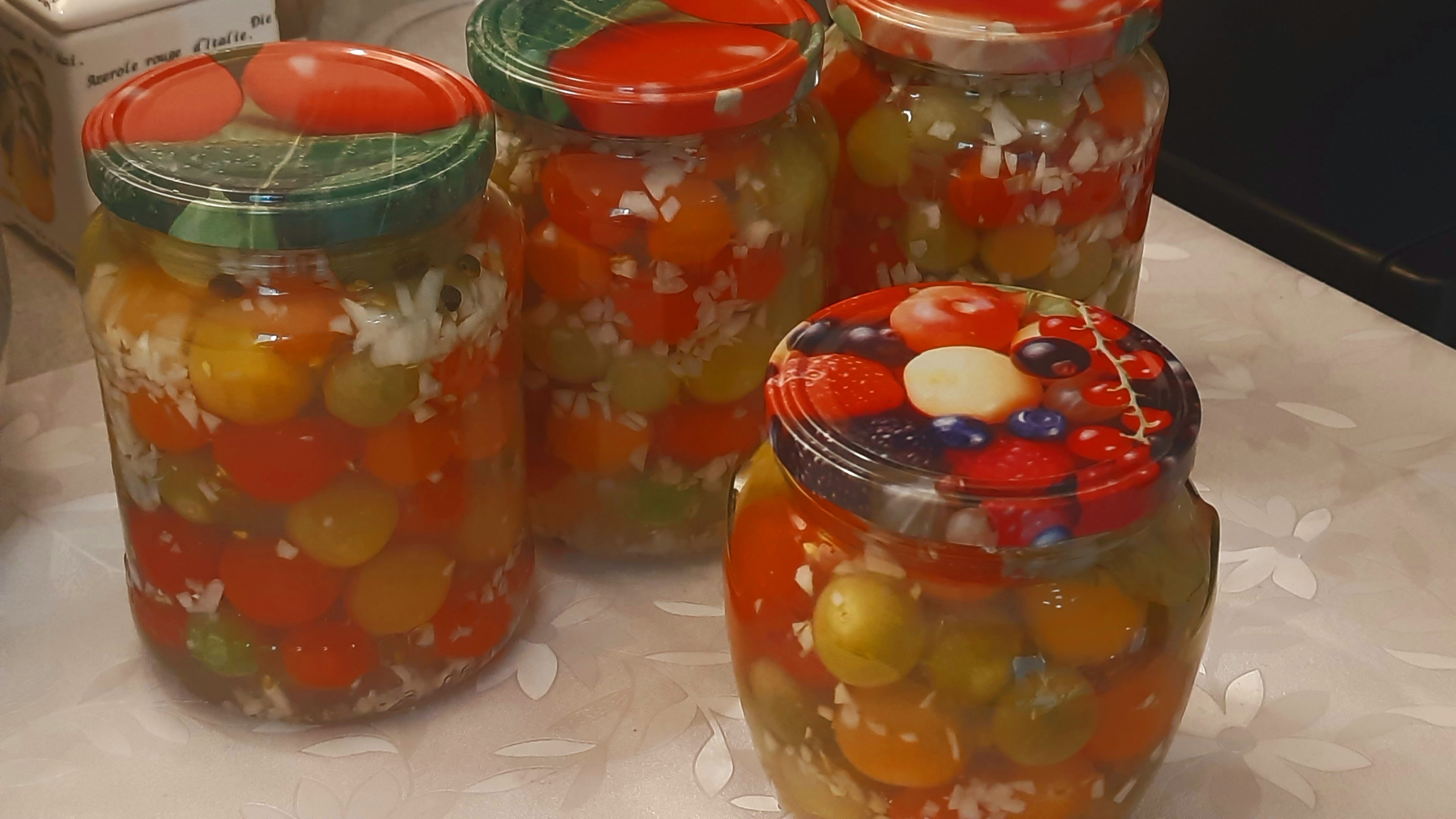 Маринованные зеленые помидоры на зиму