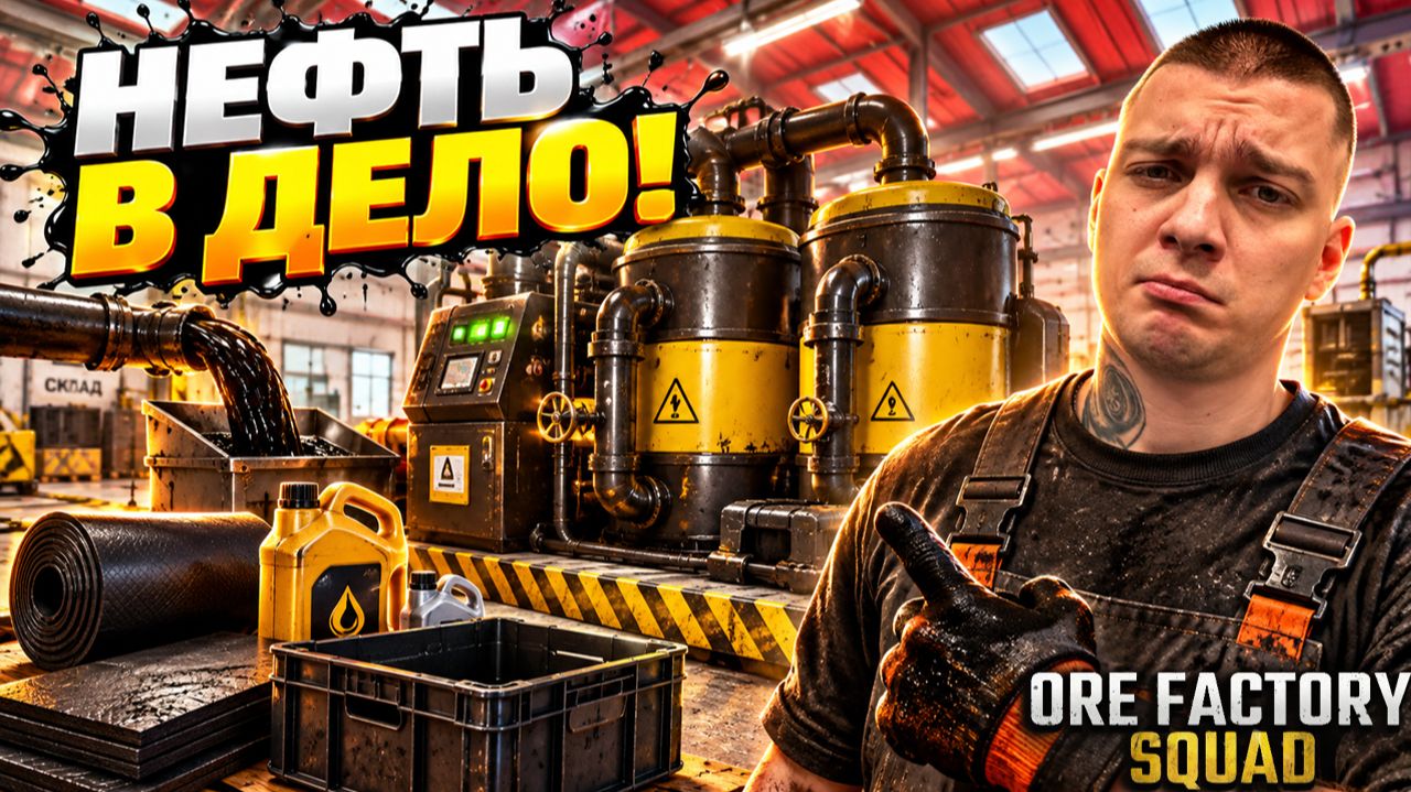 Запустил ПЕРЕРАБОТКУ НЕФТИ! Новый КРАФТ! (Ore Factory Squad #17)