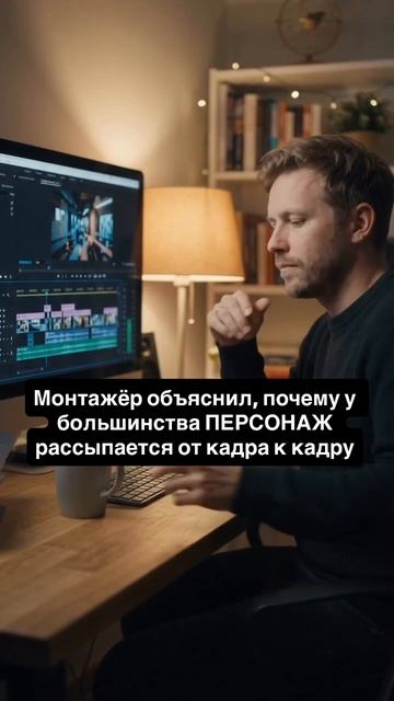 Монтажёр объяснил, почему у большинства ПЕРСОНАЖ рассыпается от кадра к кадру: