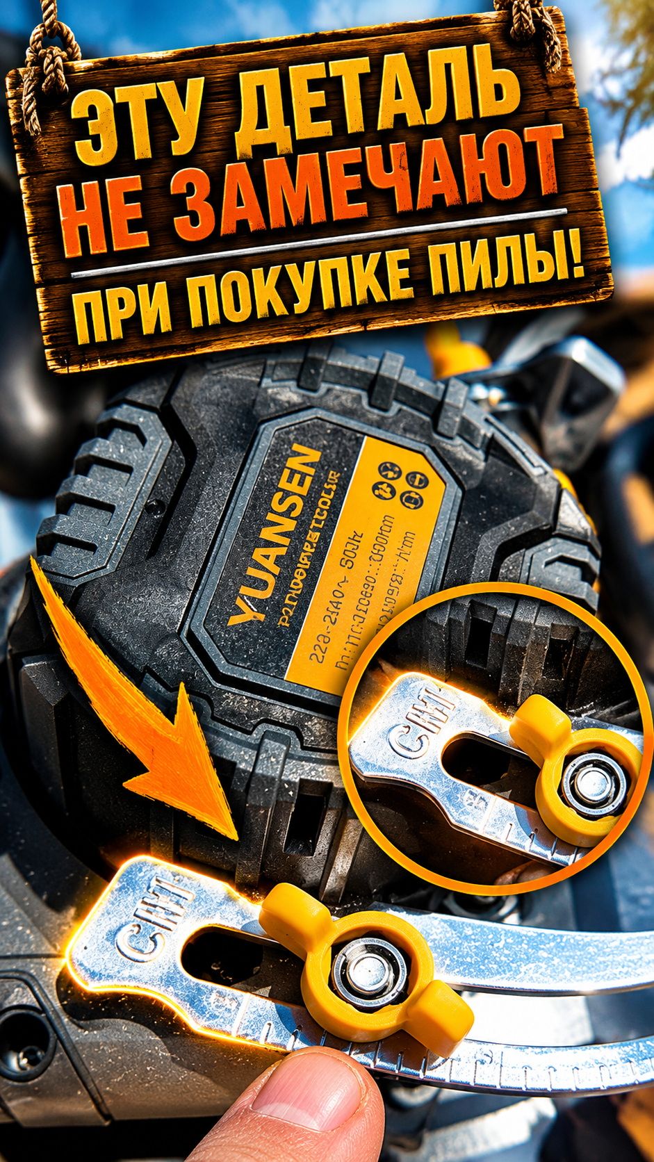 Эту деталь не замечают при покупке пилы! 🛑