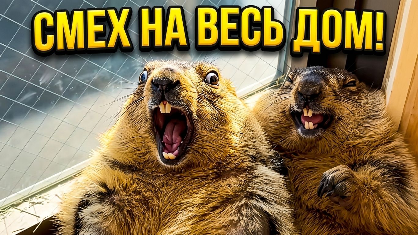 СМЕХ НА ВЕСЬ ДОМ! 🤣 Лучшие Приколы с Животными 2026