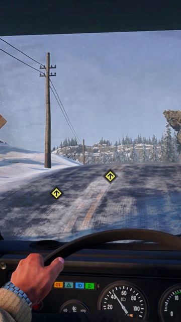 Зимняя дорога SnowRunner #зимняядорога #snowrunner #automobile #грузовичок #камаз #shorts
