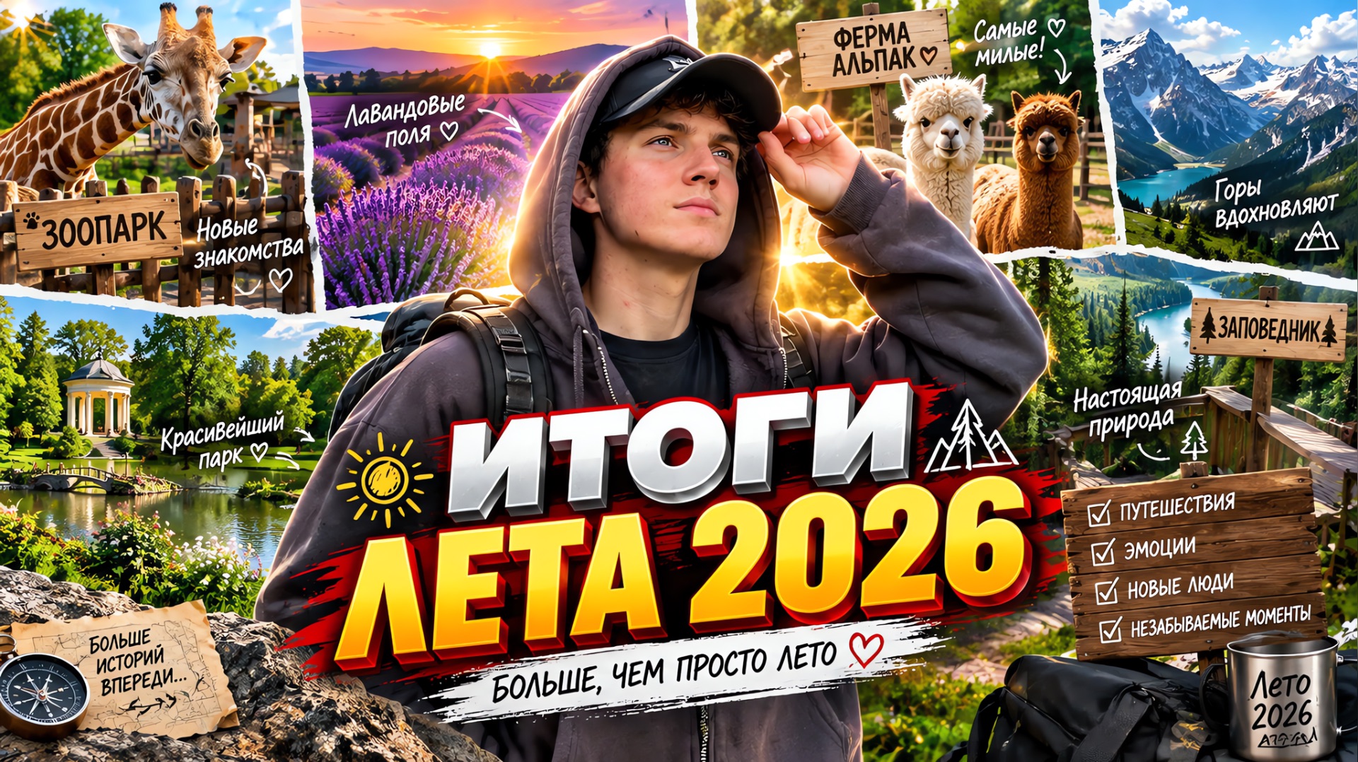 ИТОГИ ЛЕТА 2026 | интересные места, которые удалось посетить за это лето!