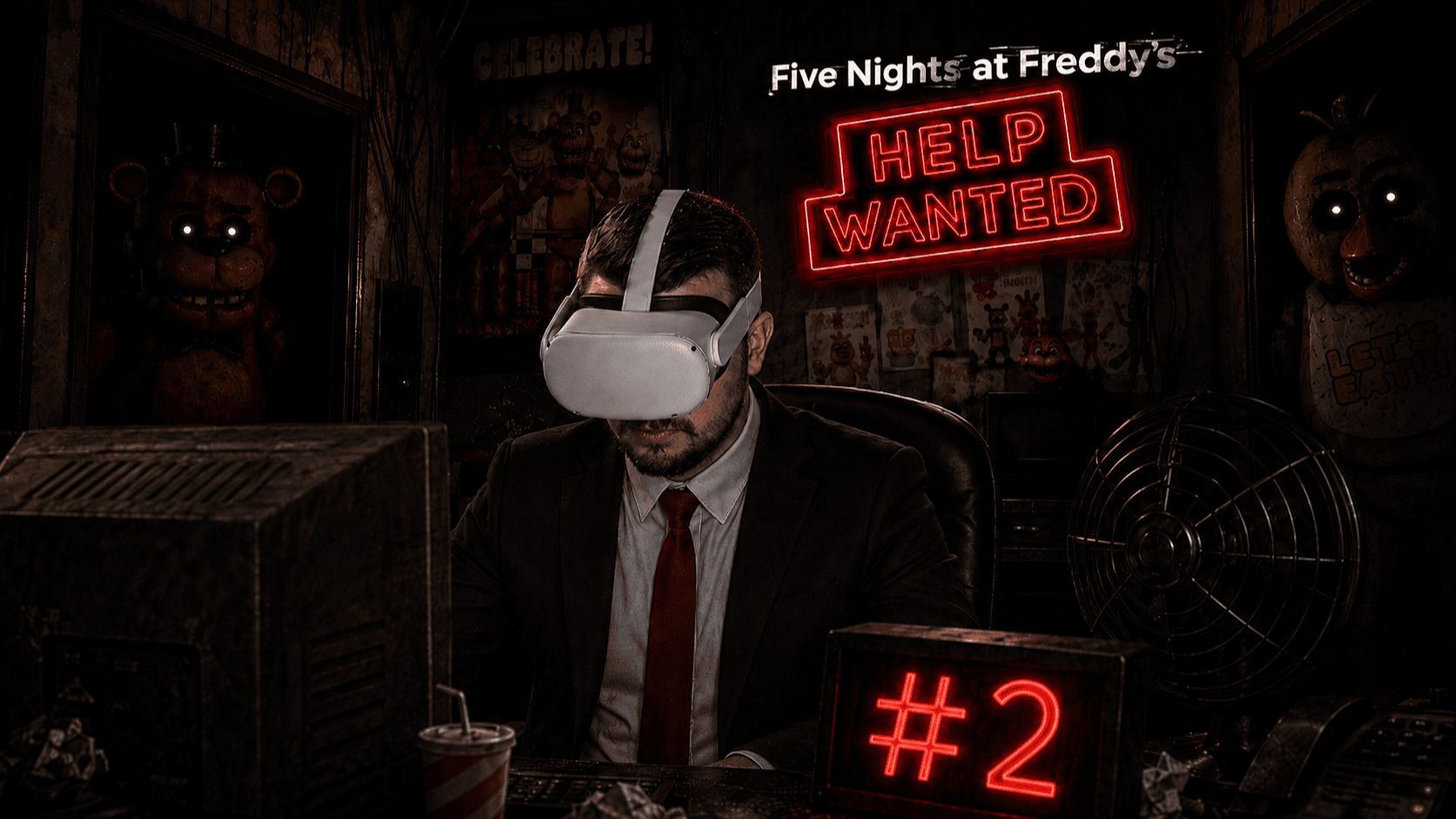 ПРИ ПАРАДЕ НА НОЧНОЙ СМЕНЕ  FNAF Help Wanted 2