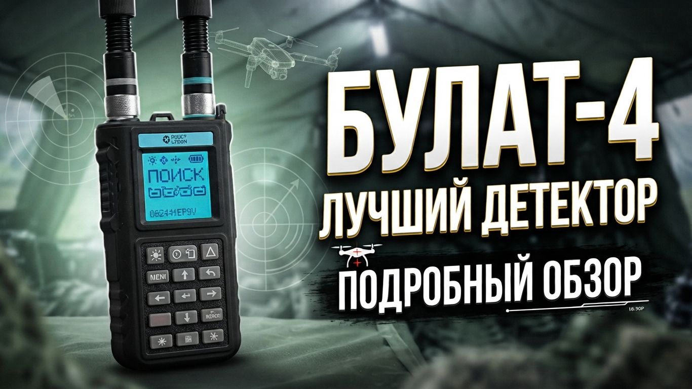Детектор дронов Булат-4. Подробный обзор. Лучший среди портативных детекторов на СВО