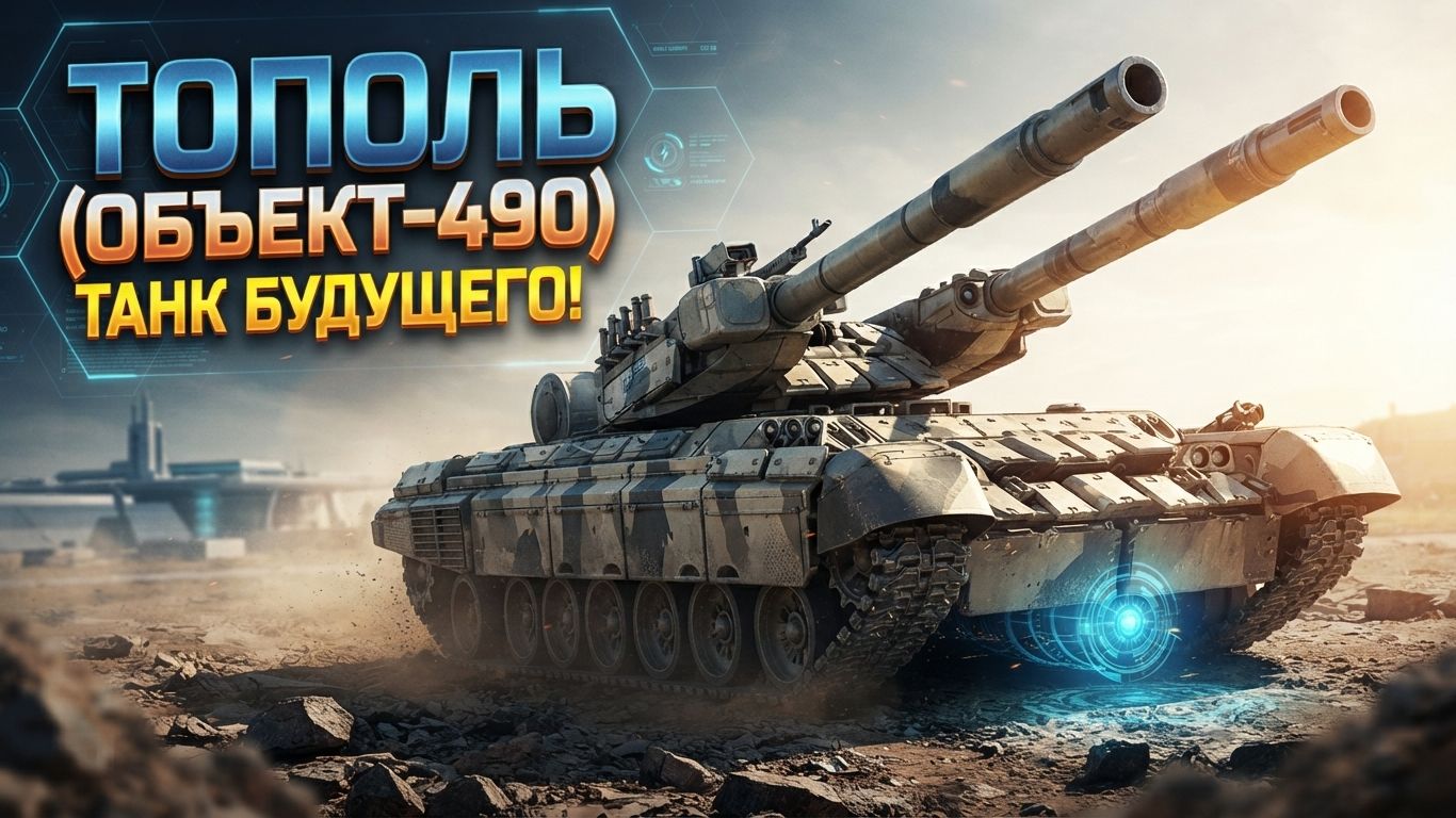 Тополь (Объект 490) - Танк будущего. Великое наследие СССР