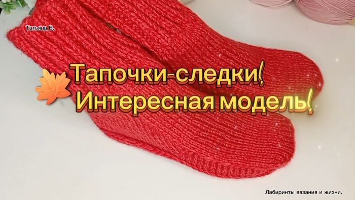 17-09-2026 Удобные, уютные тапочки-следки или носки.