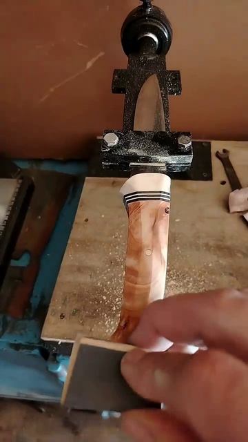 Клип создание ножа,,Георгиевская ленточка-130,,р6м5