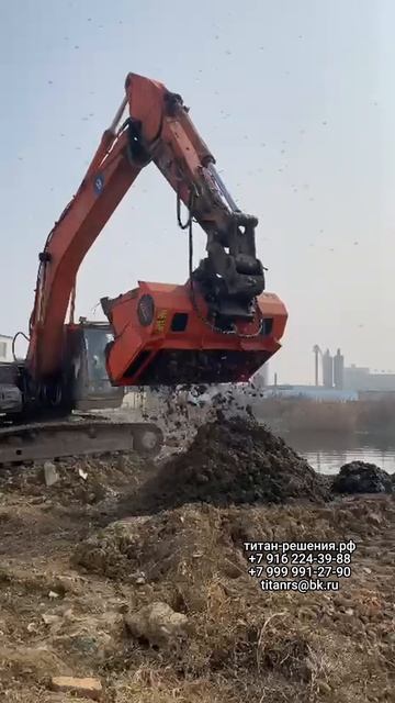 Ковш просеивающий на экскаватор / титан-решения.рф / +79999912790 / +79162243988
