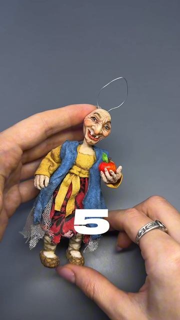 Ватная ёлочная игрушка мастер-класс баба-яга