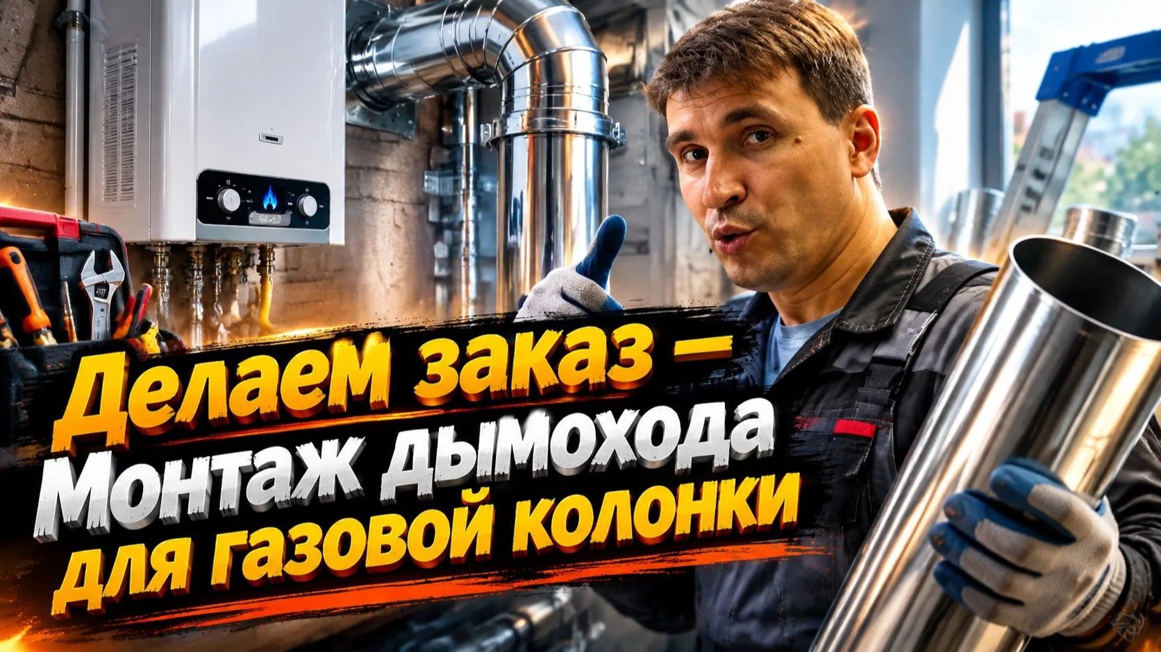 Делаем заказ на монтаж дымохода