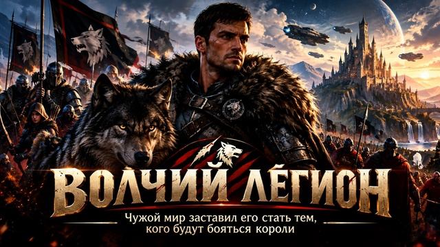 Аудиокнига полностью. Попаданцы. «Волчий легион» Книга 1 из 4
