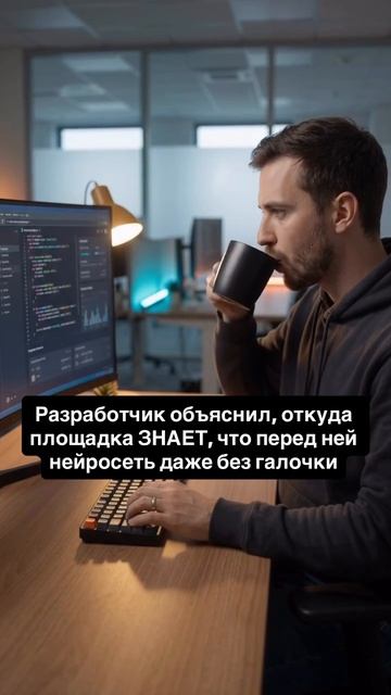 Разработчик объяснил, откуда площадка ЗНАЕТ, что перед ней нейросеть даже без галочки: