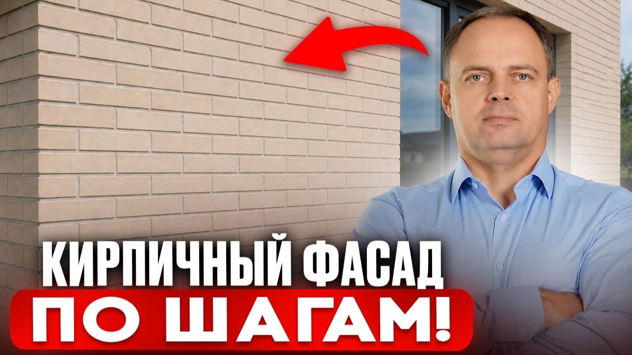 Кирпичный фасад БЕЗ ОШИБОК! Как правильно облицевать дом