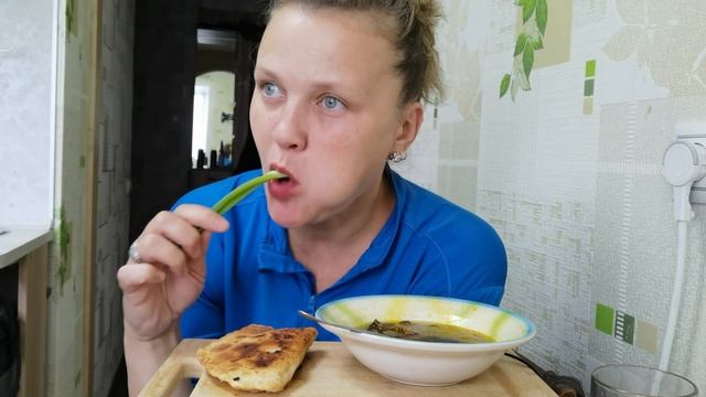 Мукбанг Грибной суп