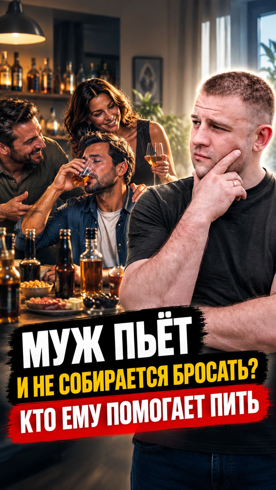 Муж пьёт и не собирается бросать? Кто ему помогает пить