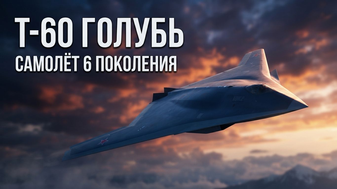 Самолёт Т-60 Голубь - Самолёт 6 поколения. Новинка