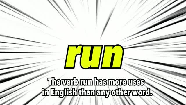The Verb Run, Part 2