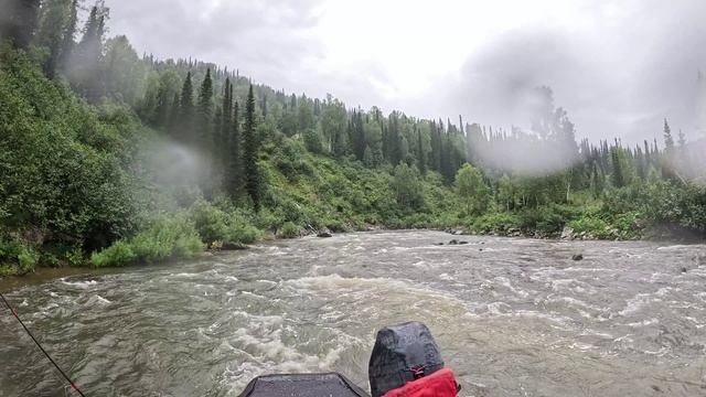 Река Уса... Кузбасс... Рыбалка на хариуса))🚤😎🌄👌😉🐟
