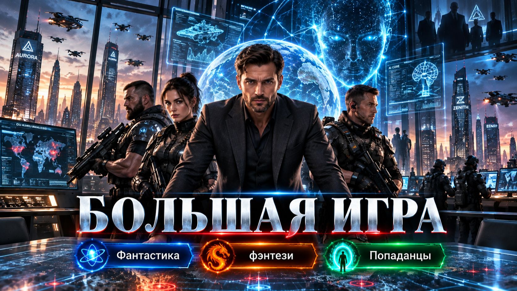 БОЛЬШАЯ ИГРА | КНИГА 1 ЧАСТЬ 2 из 3 | ПОПАДАНЦЫ | АУДИОКНИГА | ФАНТАСТИКА | ПРИКЛЮЧЕНИЯ