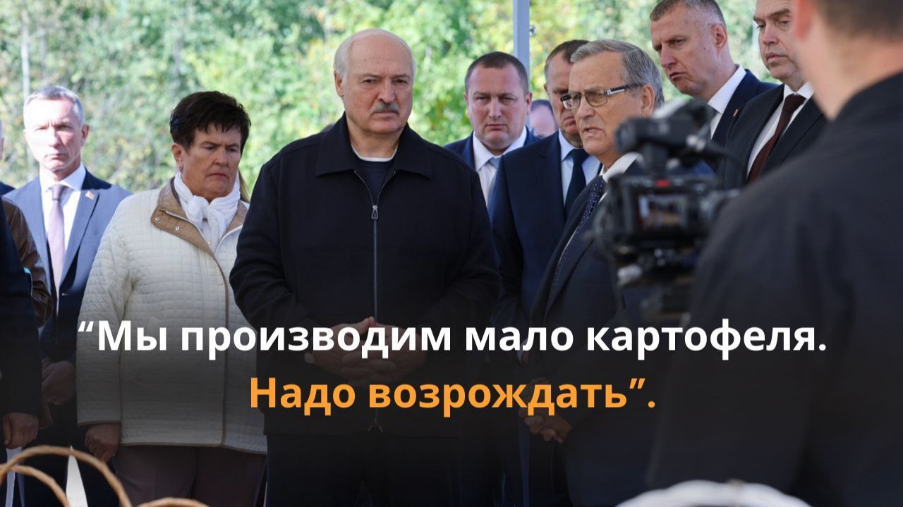 Лукашенко: Бульбаши картошку не производят! |Президент в крестьянском (фермерском) хозяйстве 