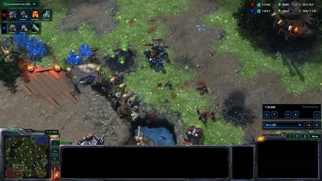 SC2 Тим против Демона