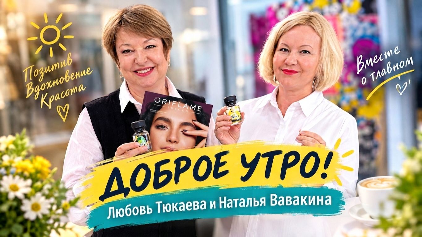 Любовь Тюкаева и Наталья Вавакина в эфире Доброго утра, запись от 18.09.2026г.