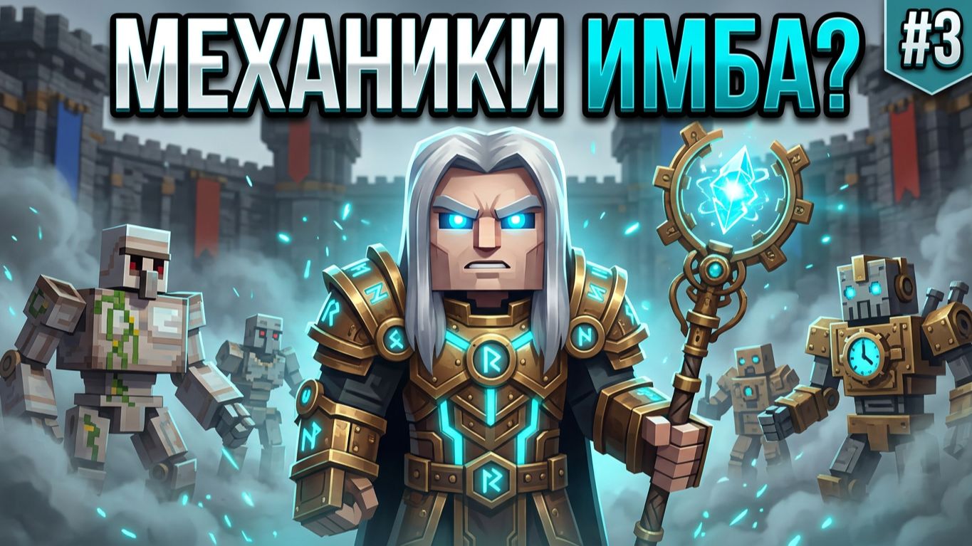 Механики разносят всех? Тестирую новую расу (Cristalix CastleFight) #3