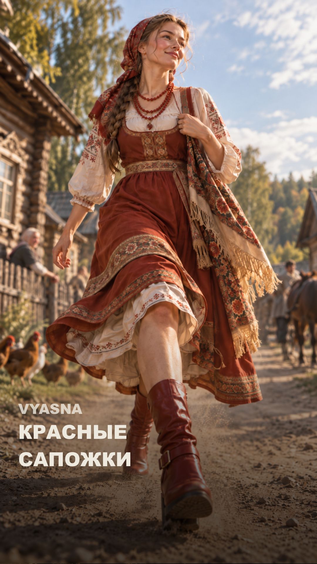 Красные сапожки и жизнь как по маслу!