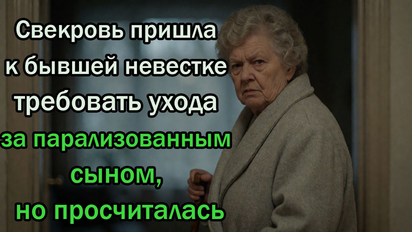 Свекровь явилась к брошенной невестке с ультиматумом, но та не стала бесплатной сиделкой