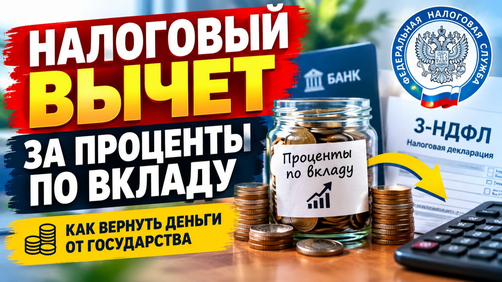 Как вернуть налог с процентов по вкладам через 3-НДФЛ