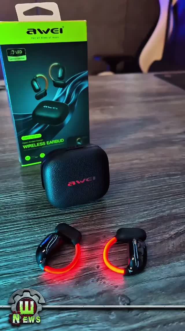 Наушники Awei T82 Pro с LED подсветкой