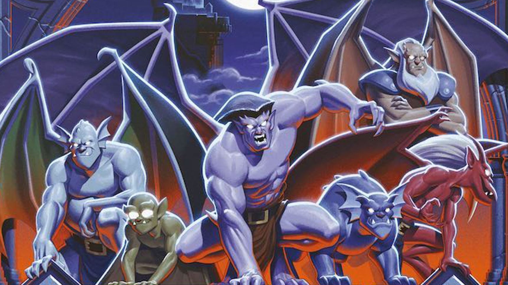 Гаргульи Gargoyles заставка первая