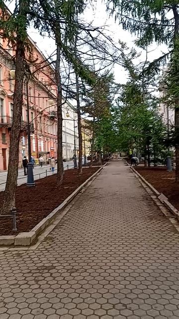 6-7 линии Васильевского острова, Петербург. 19 сентября 2026. Заканчивают ремонт.