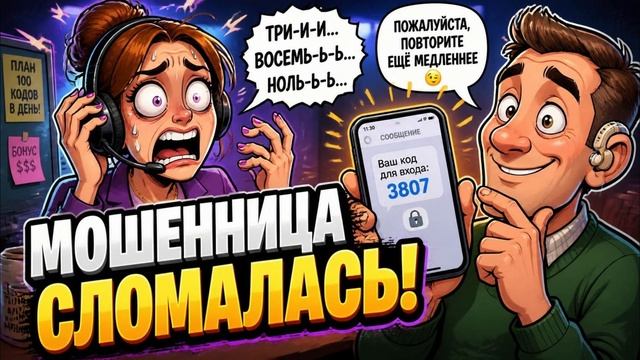 Мошенники из колл-центра. Как заставить звонилку диктовать СМС протяжно?