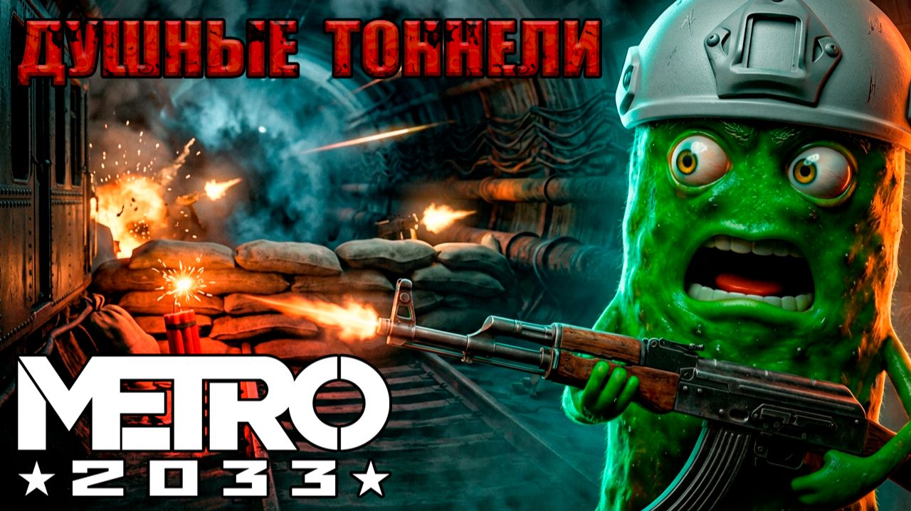 ПРОРЫВ СКВОЗЬ АД В ТОННЕЛЯХ 🥒 МЕТРО 2033 #4