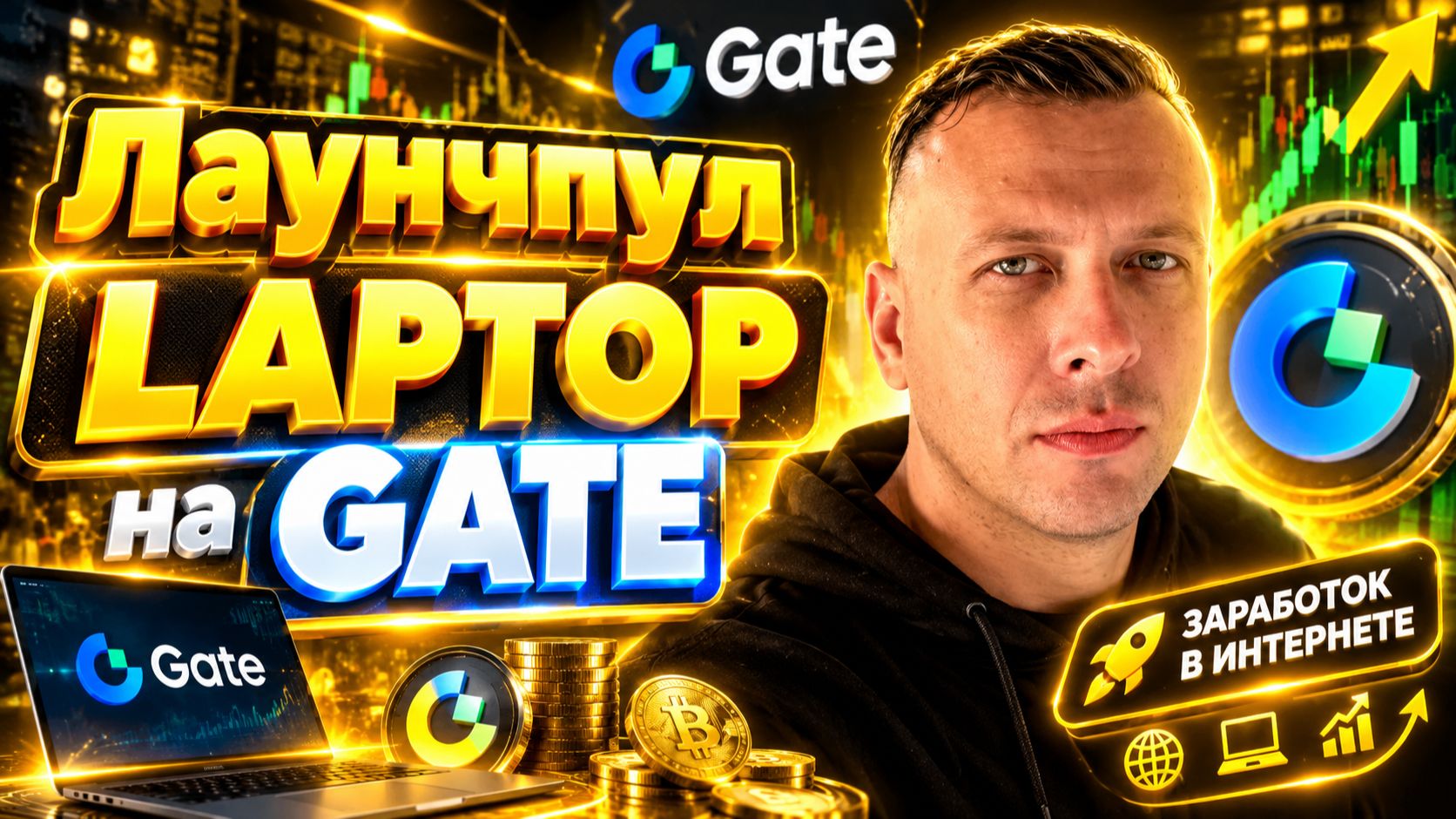 Как заработать на криптовалюте в Launchpool LAPTOP на Gate. Пошаговая инструкция