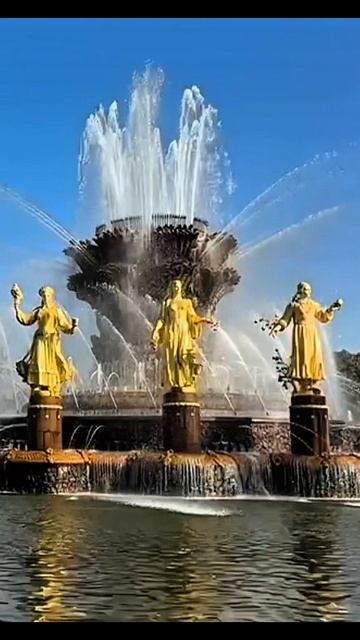3 минуты у фонтана на ВДНХ ⛲ Остановись и просто послушай воду