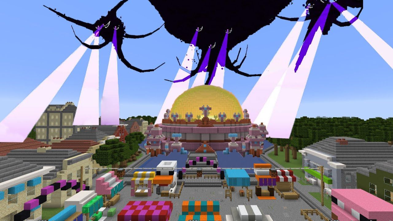 Я призываю Иссушающую бурю на карте Endercon