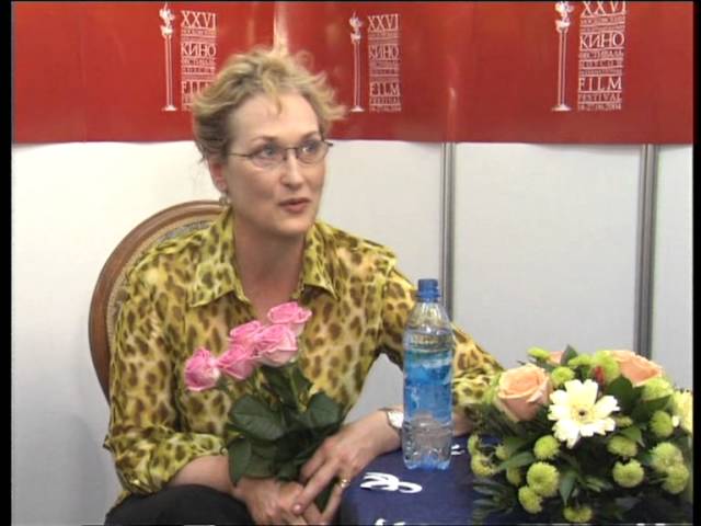 Ме́рил Стрип Mary Streep о семье и творчестве интервью