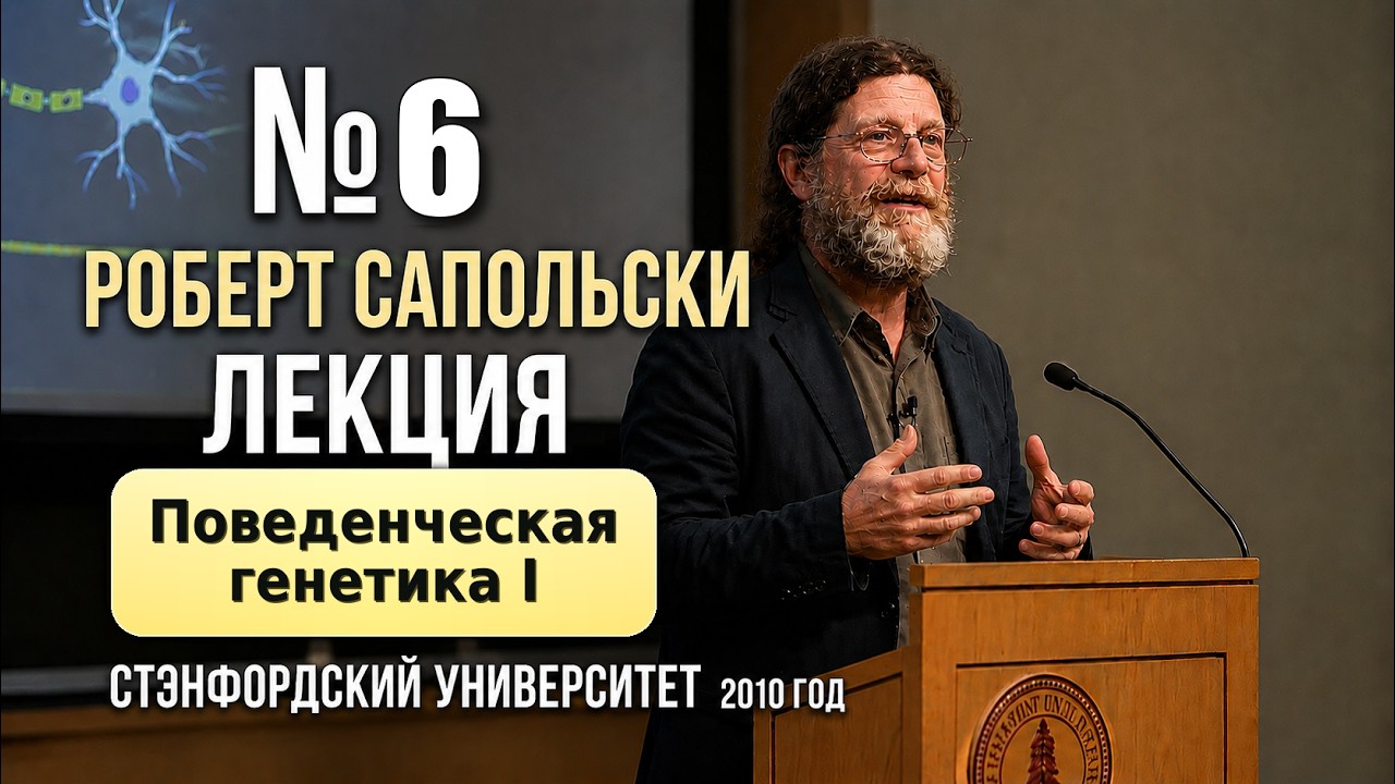 6  Роберт Сапольски 2010 г.  Поведенческая генетика I  Тайные Архивы