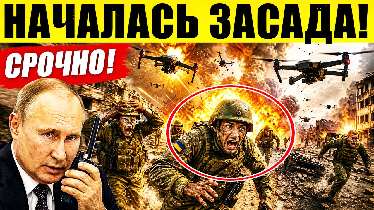 ⚡СРОЧНО: ВСУ оказались в ЗАСАДЕ — внезапный удар России